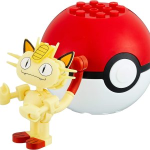 Mega Construx Pokemon Meowth Figura Mega Construx Pokemon Meowth Figura