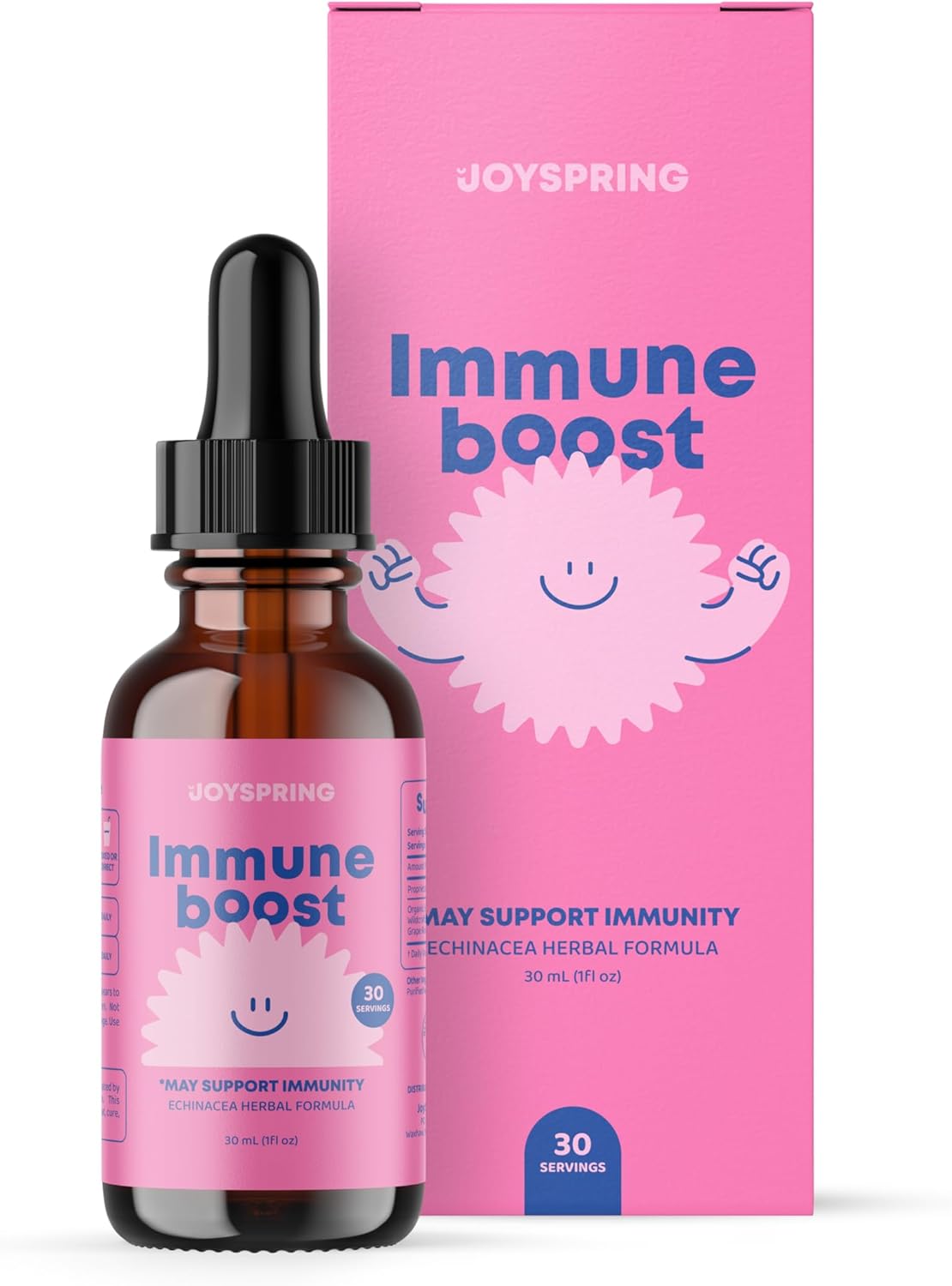 JoySpring Genius Drops para la concentración y el refuerzo inmunológico gotas que apoyan un sistema inmunológico saludable – Haz que tus hijos pasen