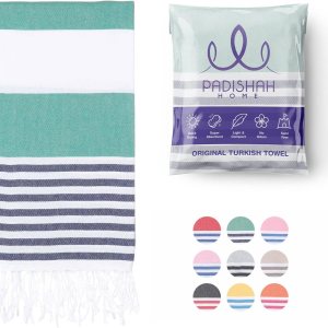 Toalla de playa turca de gran tamaño, 38 x 71 pulgadas, 100% algodón turco, sin arena, de secado rápido, extra grande, a rayas, de cabaña, toalla Toalla de playa turca de gran tamaño, 38 x 71 pulgadas, 100% algodón turco, sin arena, de secado rápido, extra grande, a rayas, de cabaña, toalla