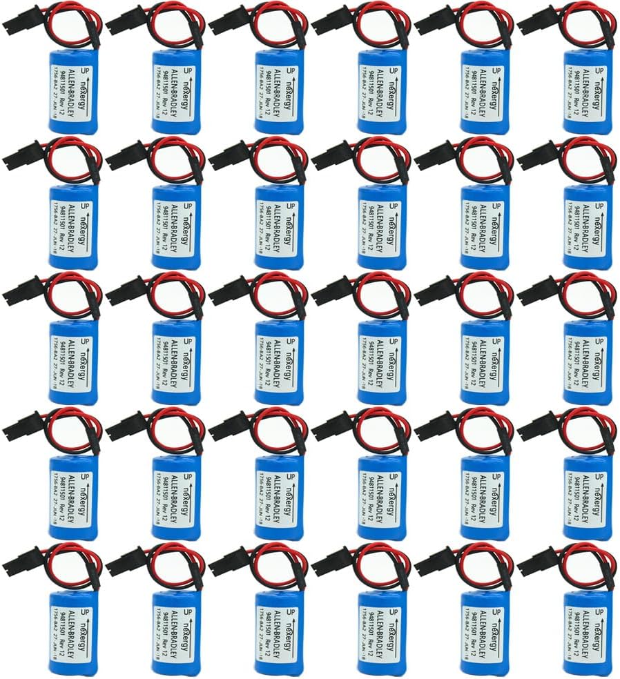 30pcs 3V 1756-BA2 PLC batería 1800mAh no recargable con enchufe
