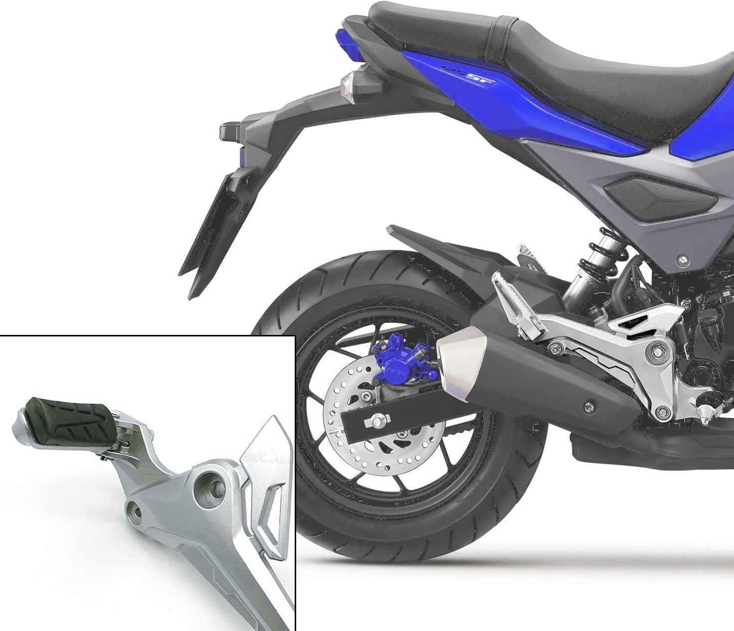Reposapiés delantero para Honda CBR1100 CBR1000 CBR600 CBR500CB1300 CB1100 CB1000 CB750 CB600 CBR500 CB400XL1000 XL125 VTR1000 VTR22 50 VFR. 800