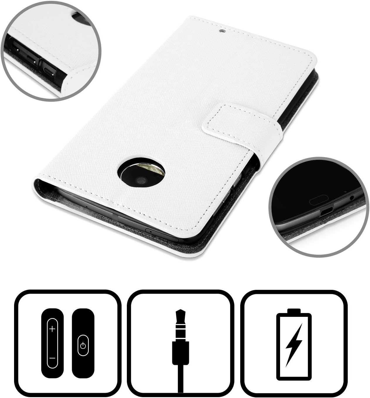 Head Case Designs Officially Licensed Bebe Rexha Sacrifice Key Art Leather Book Wallet Case Cover Compatible with Moto E7 PowerMoto E7i Power