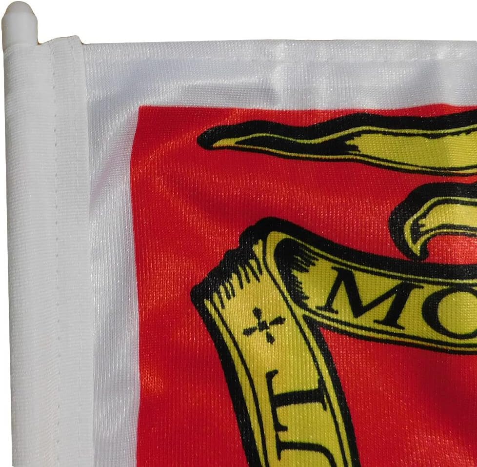 Premium 12 Pack Revolutionary 12″x18″ 2-Sided Rough Tex Knit Nylon Car Flag