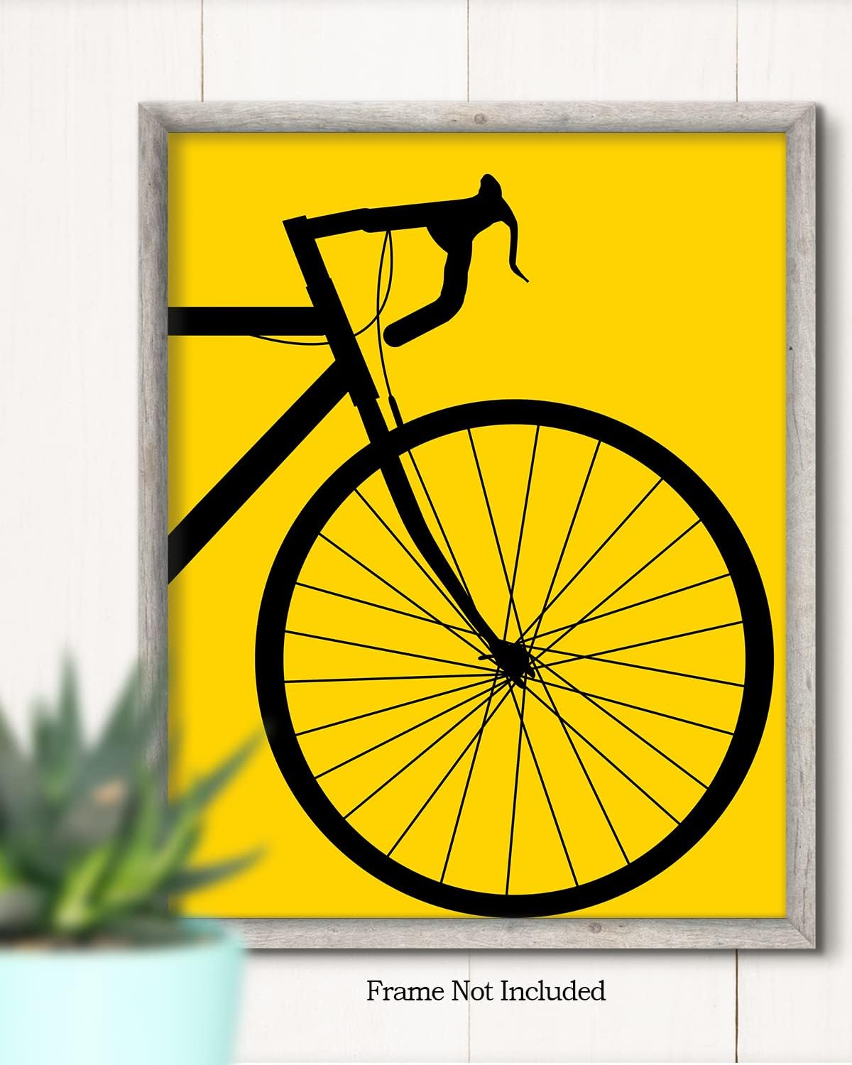 Decoración para el hogar de bicicleta de carretera, arte minimalista para pared, regalo divertido para hombres y mujeres que disfrutan del ciclismo,