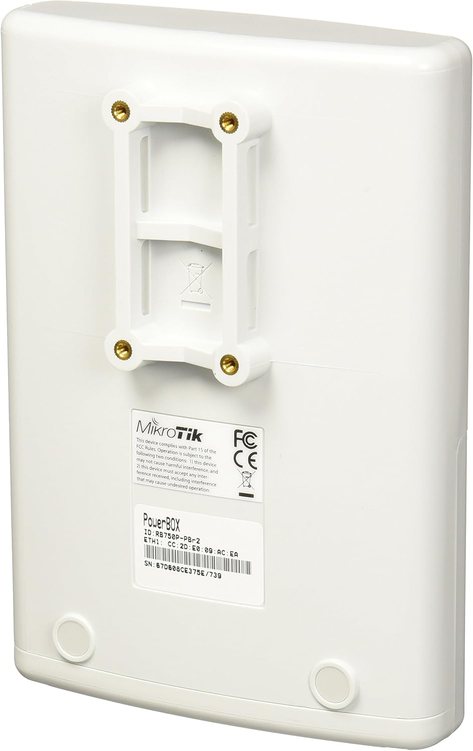 Mikrotik PowerBox 64MB Router 5×10100 4xPoE-OUT OSL4 Estuche para exteriores 2W a 24V
