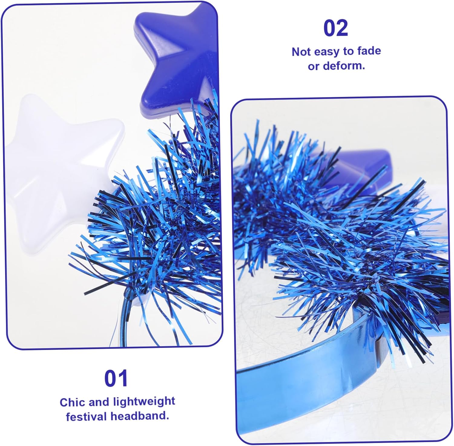 EXCEART Diadema para cosplay, diadema de estrella de David, diadema de estrella para menorá, accesorios de disfraz de Dreidel, novedad de Bopper