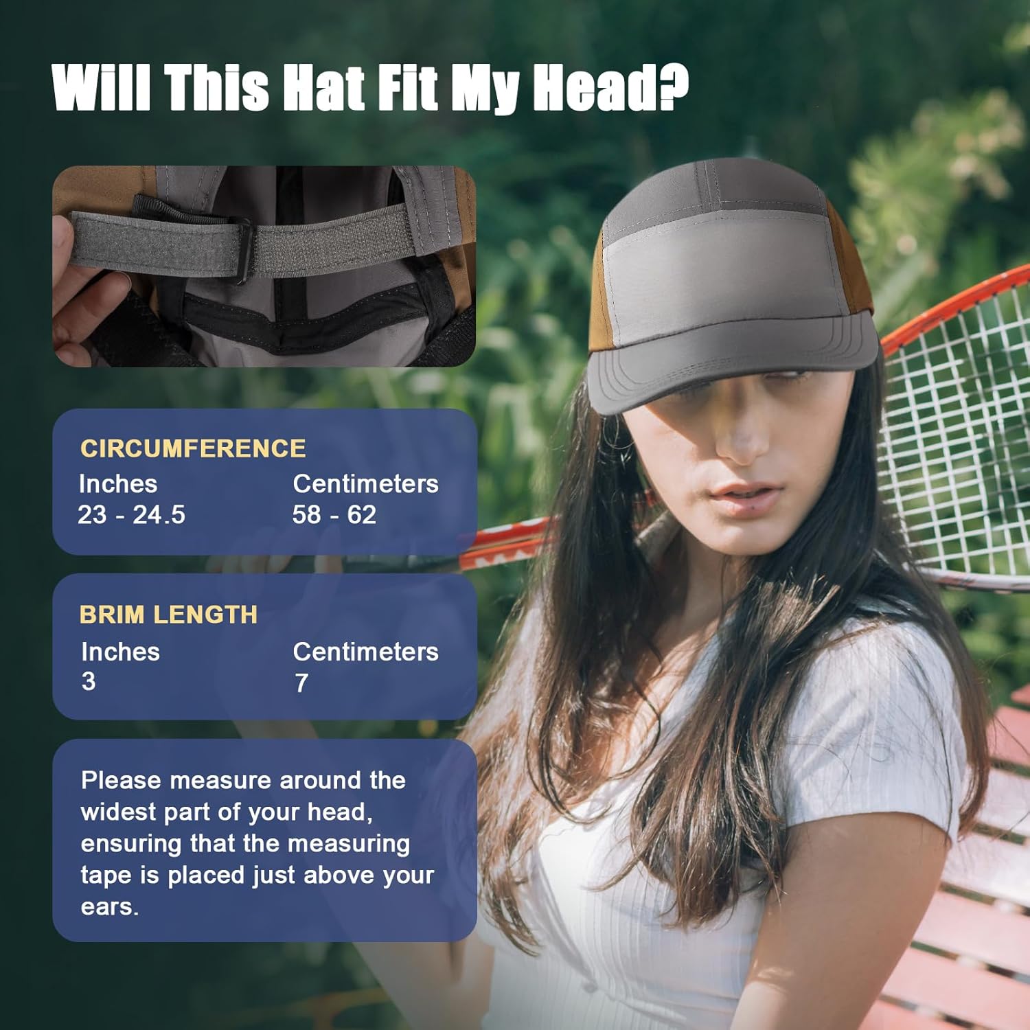 Wasc House Gorra de béisbol plegable de 5 paneles de secado rápido ligero sombrero para correr UPF50+ sombreros de sol al aire libre
