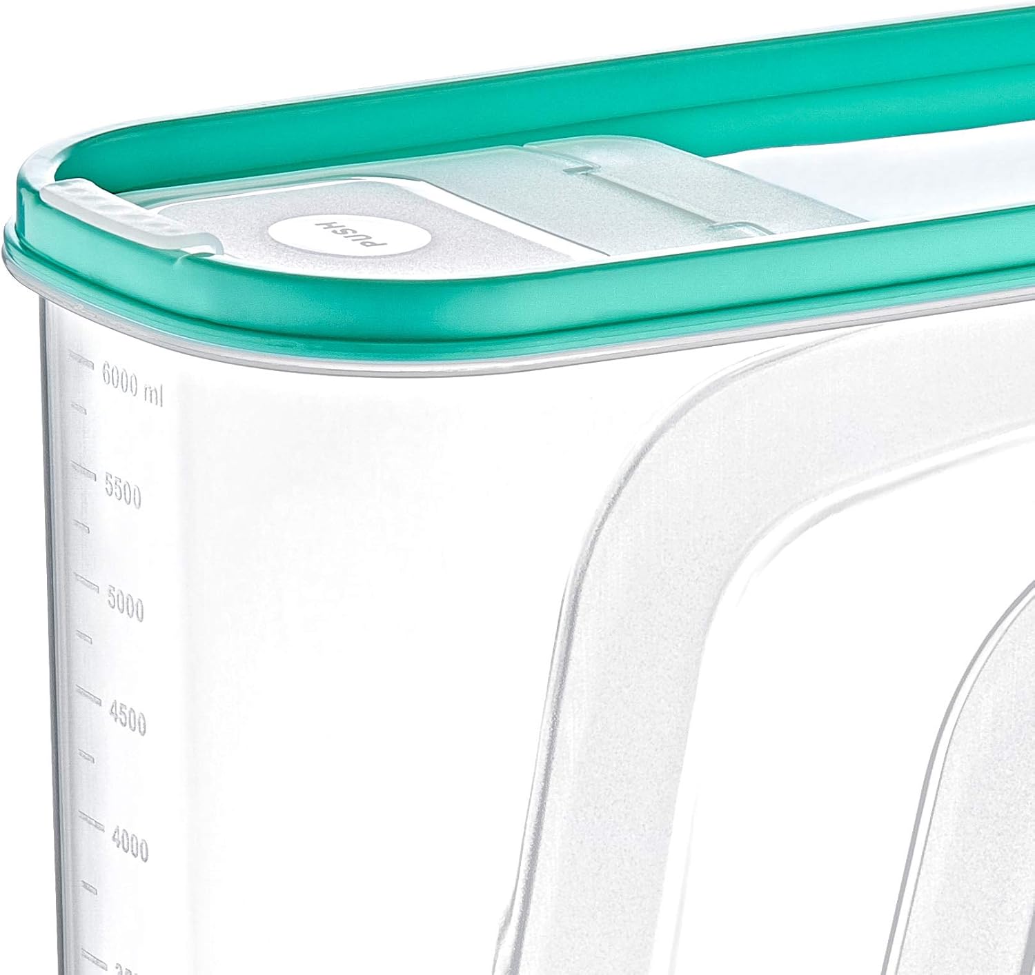 Uniware Contenedor de plástico libre de BPA para almacenamiento de alimentos (6 litros (6.3 cuartos de galón), 1 paquete