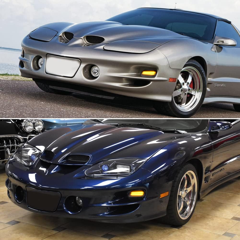 Para 1998 1999 2000 2001 2002 Pontiac Firebird Trans Am parachoques delantero esquina señal de giro y luces de marcador laterales 2 en 1 reemplazo