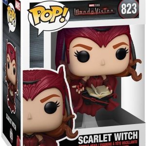 Funko Pop Marvel Figura coleccionable de vinilo de la bruja escarlata de WandaVision Funko Pop Marvel Figura coleccionable de vinilo de la bruja escarlata de WandaVision