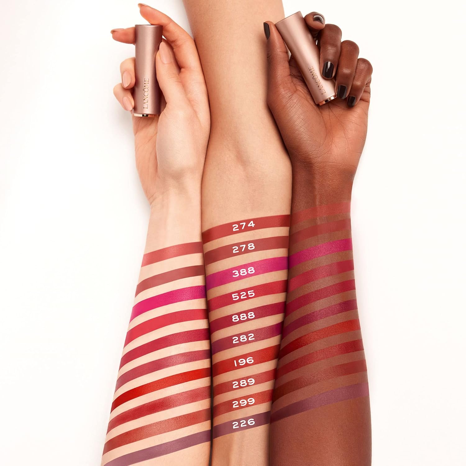 Lancôme L’Absolu Rouge Intimatte Lápiz labial mate hidratante  Fórmula ligera y construida con un acabado mate suave  Comodidad de hasta 12 horas