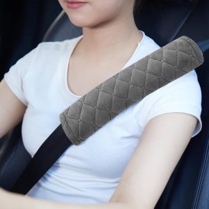 MOONET Protector de cinturón de seguridad para automóvil, protector de hombro, suave y agradable al tacto, funda universal para cinturón de MOONET Protector de cinturón de seguridad para automóvil, protector de hombro, suave y agradable al tacto, funda universal para cinturón de