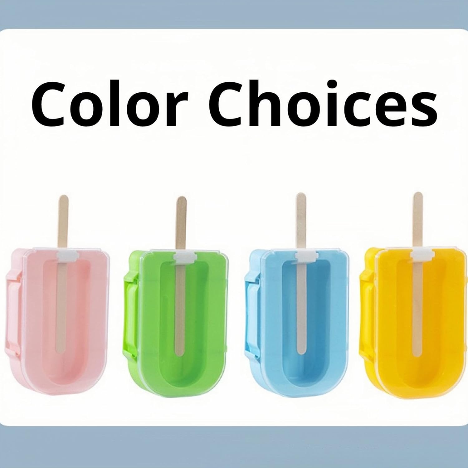 Juego de 2 moldes para paletas bonitas, 2 piezas, moldes para hacer helados, moldes para helados, accesorios de cocina, fácil liberación, leche