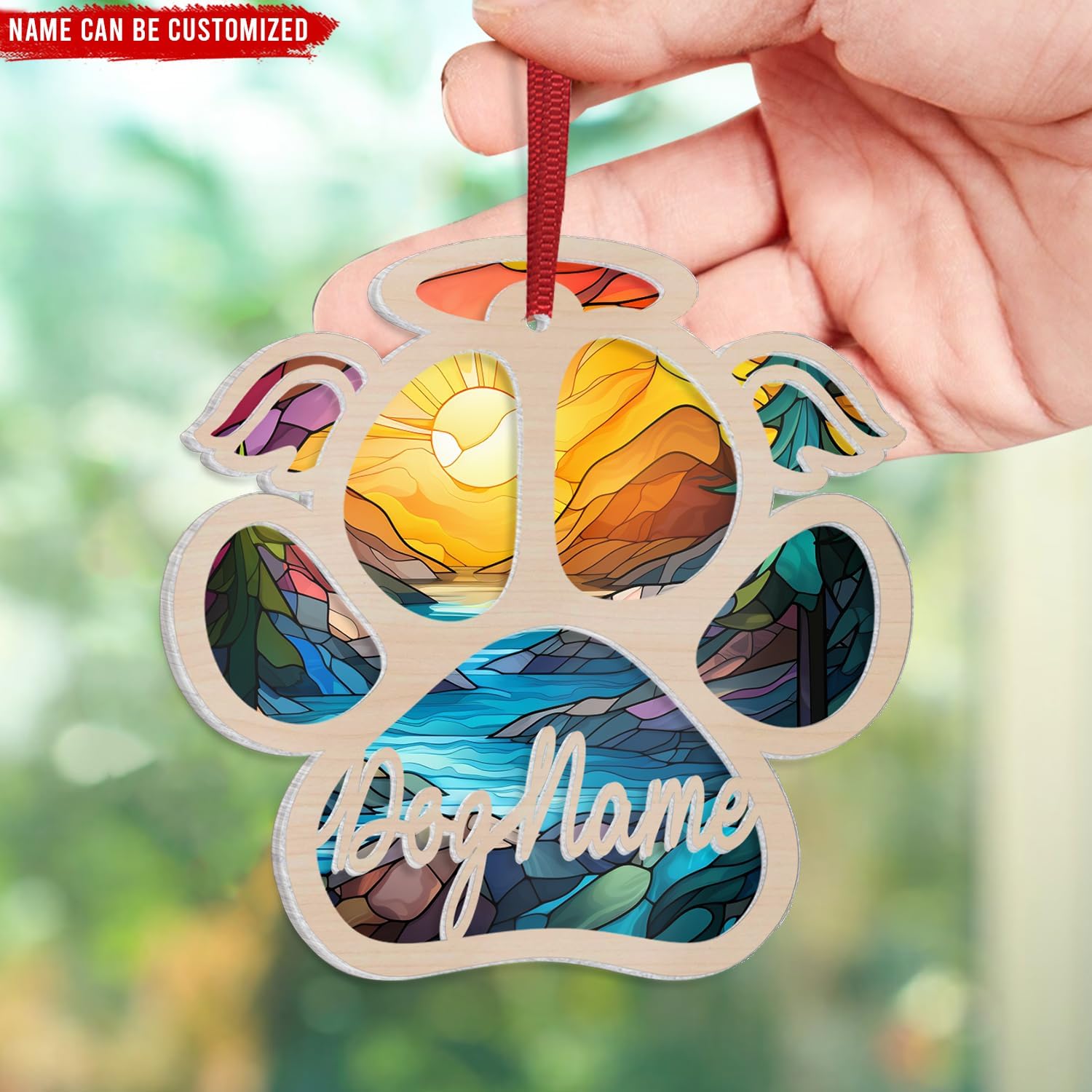 CustomizeAF Adornos conmemorativos personalizados para atrapasoles, regalos conmemorativos para perros por pérdida de perro, gato, en memoria de