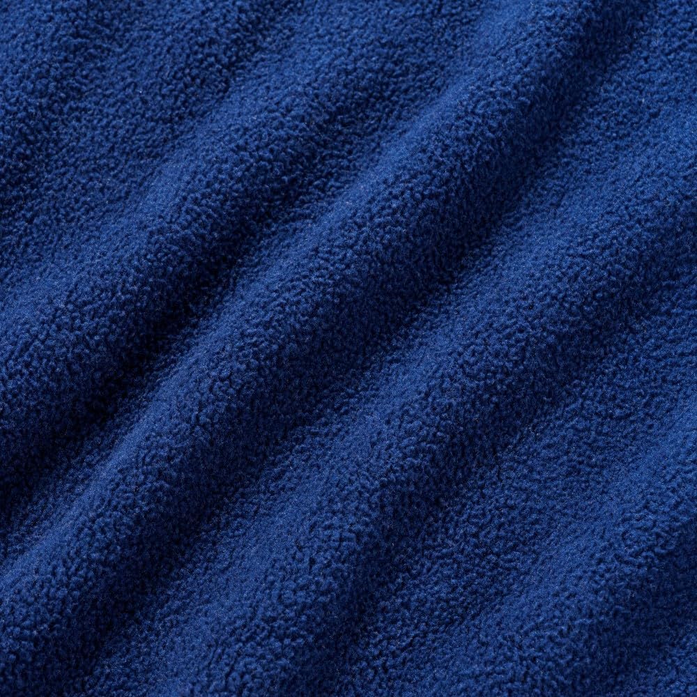 Berkshire Blanket Manta de microfibra tamaño azul marino, ligera, suave y transpirable, manta de microforro polar para viajes, cama y sofá, 50 x 60