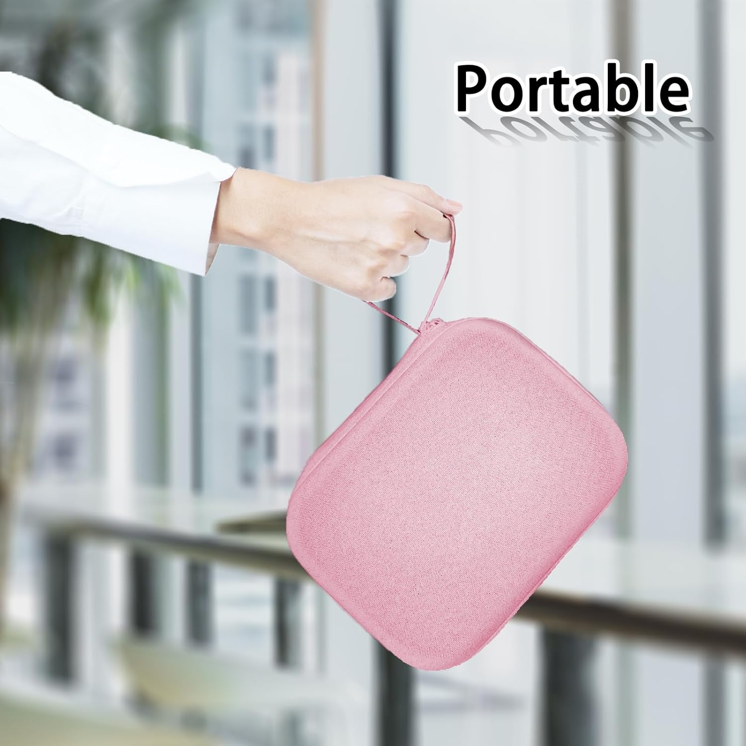 Organizador electrónico de viaje, estuche rígido de viaje pequeño, organizador de cables, bolsa de almacenamiento portátil impermeable para cable,