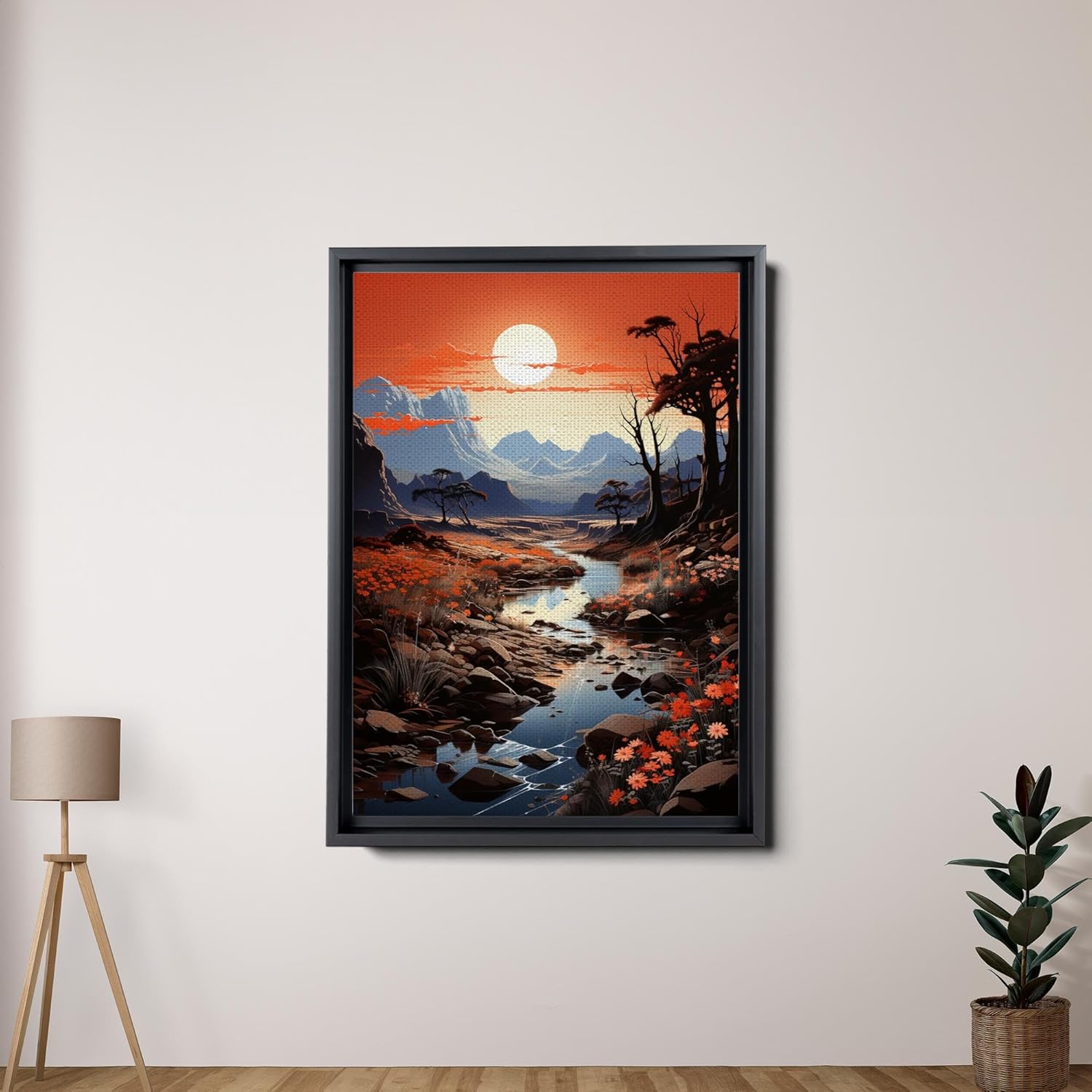 Red Mesa, Archival Print of Landscape Prints of Red Mountain in Mesa, Arizona, Wall Art, Art Decor