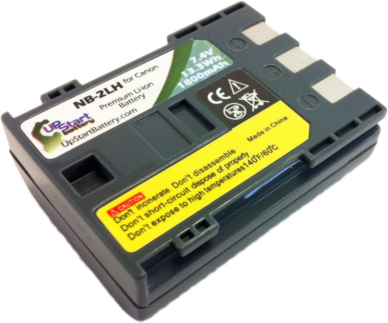Paquete de 2 baterías de repuesto para Canon NB-2LH E160814 + cargador con adaptadores de coche y UE – Compatible con batería y cargador de cámara
