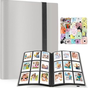 Ablus Mini álbum de fotos de 432 bolsillos para cámara Fujifilm Instax Mini, Polaroid Snap, cámaras instantáneas SocialMatic e impresora instantánea Ablus Mini álbum de fotos de 432 bolsillos para cámara Fujifilm Instax Mini, Polaroid Snap, cámaras instantáneas SocialMatic e impresora instantánea