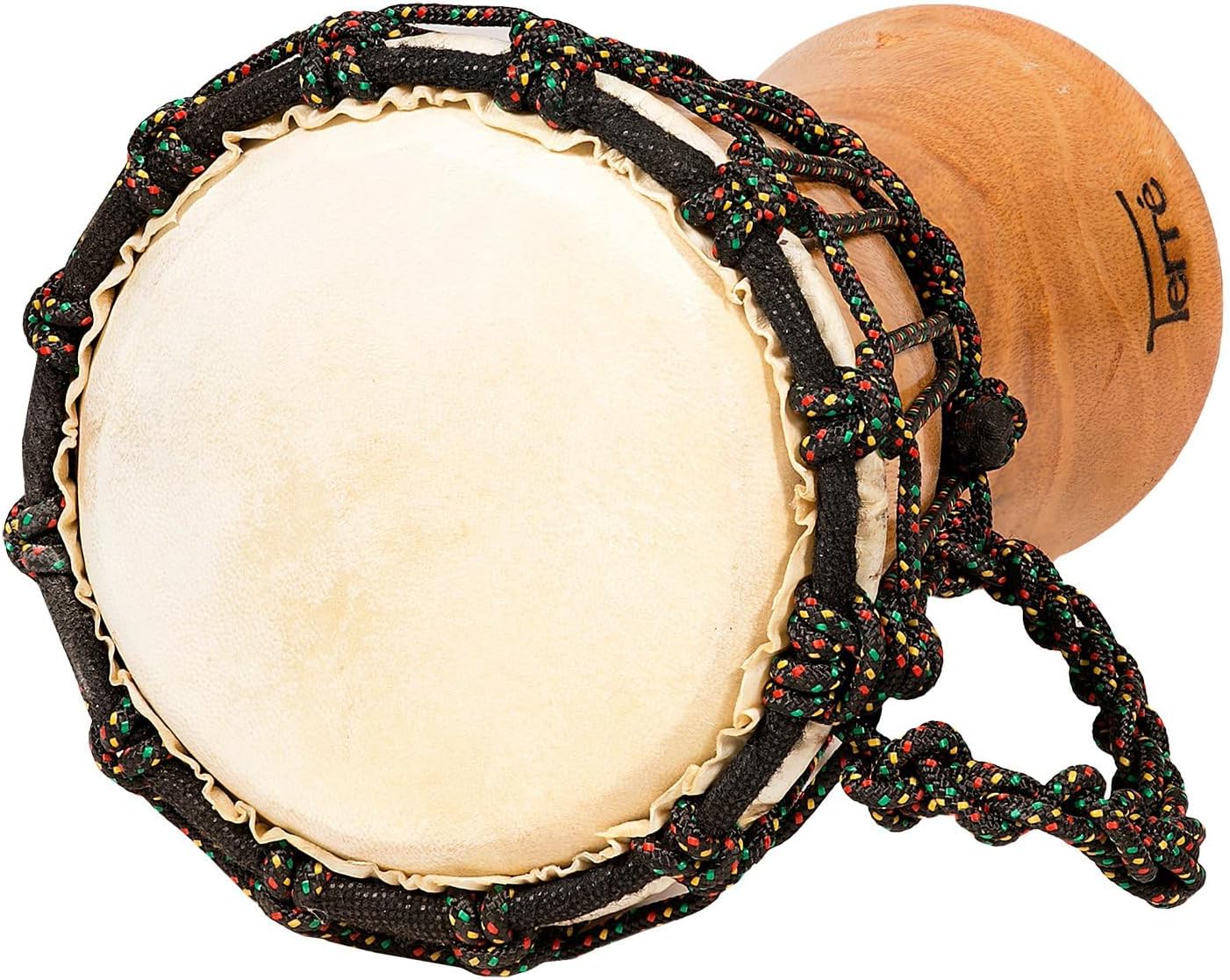 Djembe Principiante Liso, 10″ de alto, 5-6″ cabeza