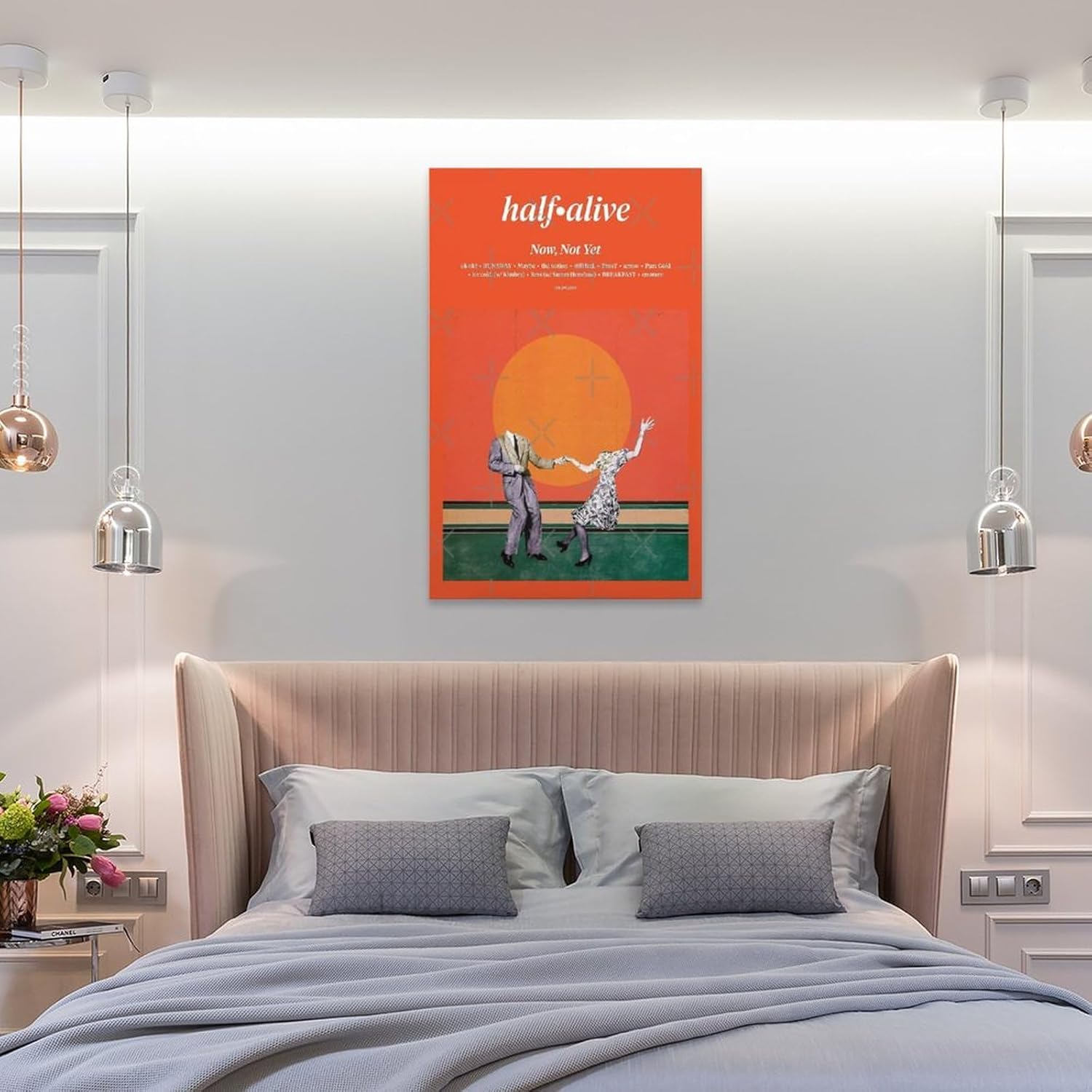 DAXXIN Half Alive NOW,NOT YET 2019 1 – Póster de lienzo decorativo para pared, pintura artística para sala de estar, dormitorio, regalo, sin marco,