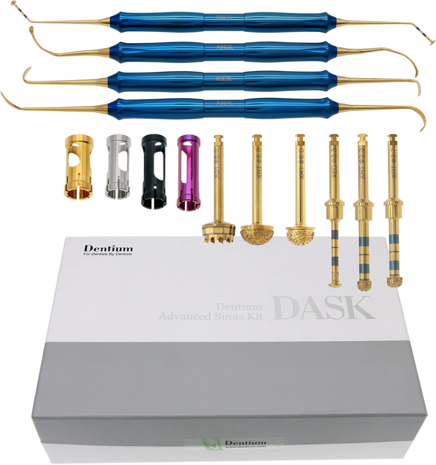 Dentium DASK – Kit de implantes de elevación sinusal (14 unidades)