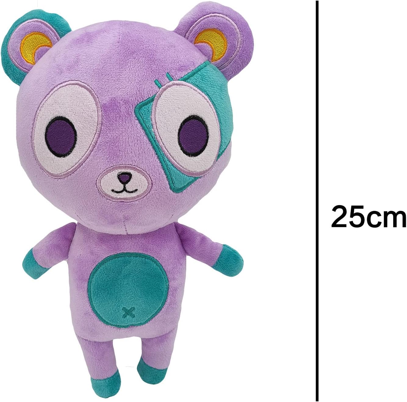 Peluche de oso de peluche de 9.8 pulgadas, juguete suave y tierno para niños y fanáticos, ideal para cumpleaños, idea de Navidad, peluches Kawaii
