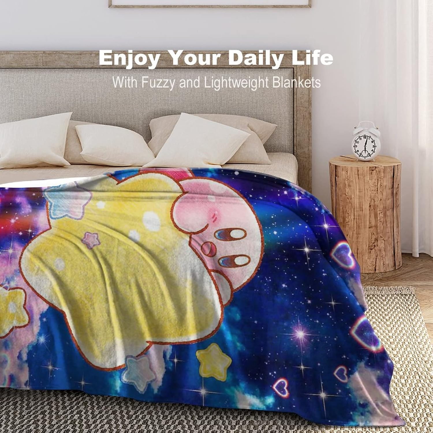 Manta ultrasuave de anime Merch para sofá cama, manta de franela ligera y acogedora de felpa cálida de 40 x 50 pulgadas