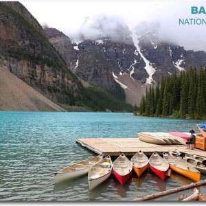 Banff, Canadá, Moraine Lake and Canoes Travel Refrigerator Magnet Tamaño 2.5″ x 3.5″ Banff, Canadá, Moraine Lake and Canoes Travel Refrigerator Magnet Tamaño 2.5″ x 3.5″