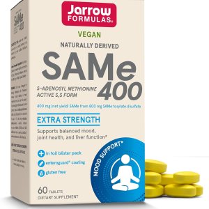 Jarrow Formulas SAM-e 0.007 oz Suplemento dietario en cápsulas, SAM460, 1, 1 Jarrow Formulas SAM-e 0.007 oz Suplemento dietario en cápsulas, SAM460, 1, 1