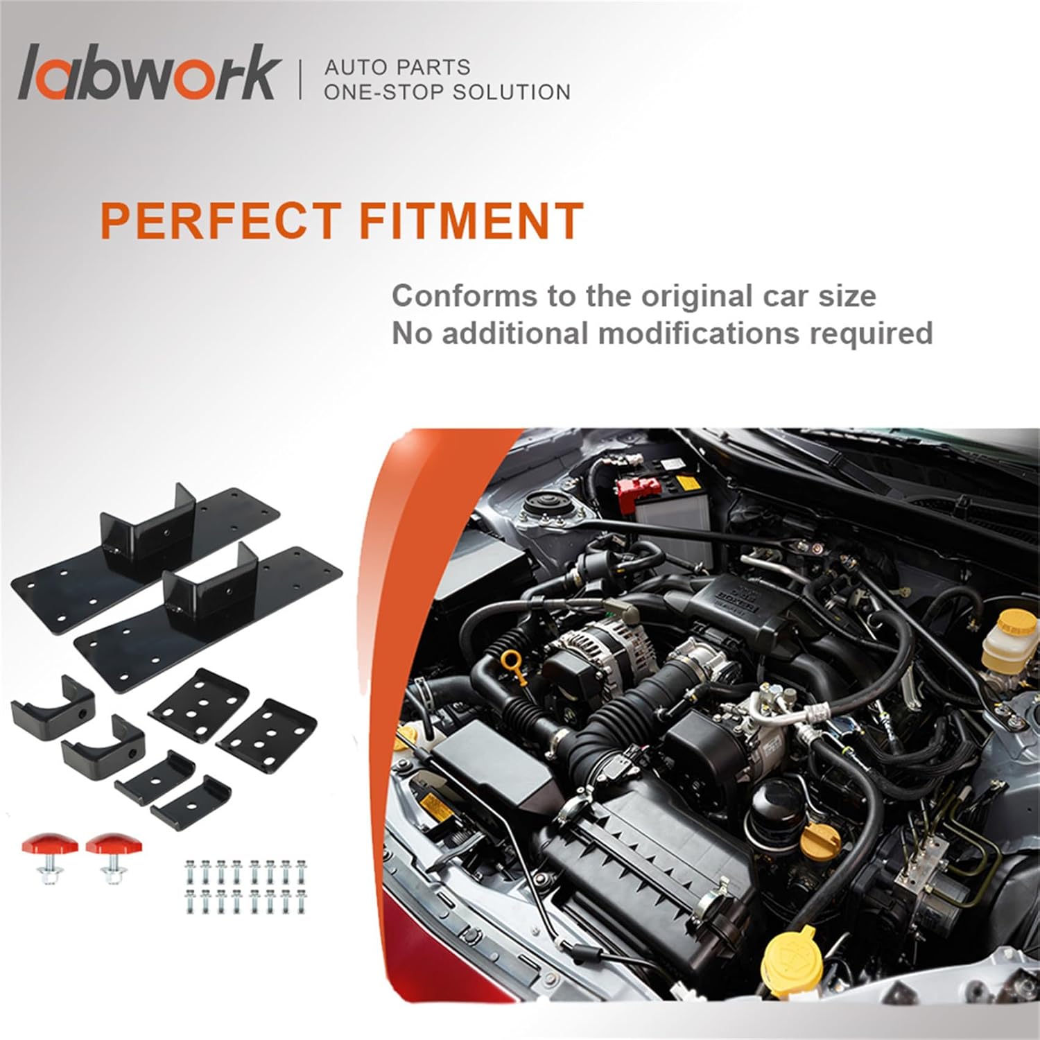 labwork Reemplazo del kit de caída de bajada de muesca C y abatible de eje trasero para Chevy 1999-2007