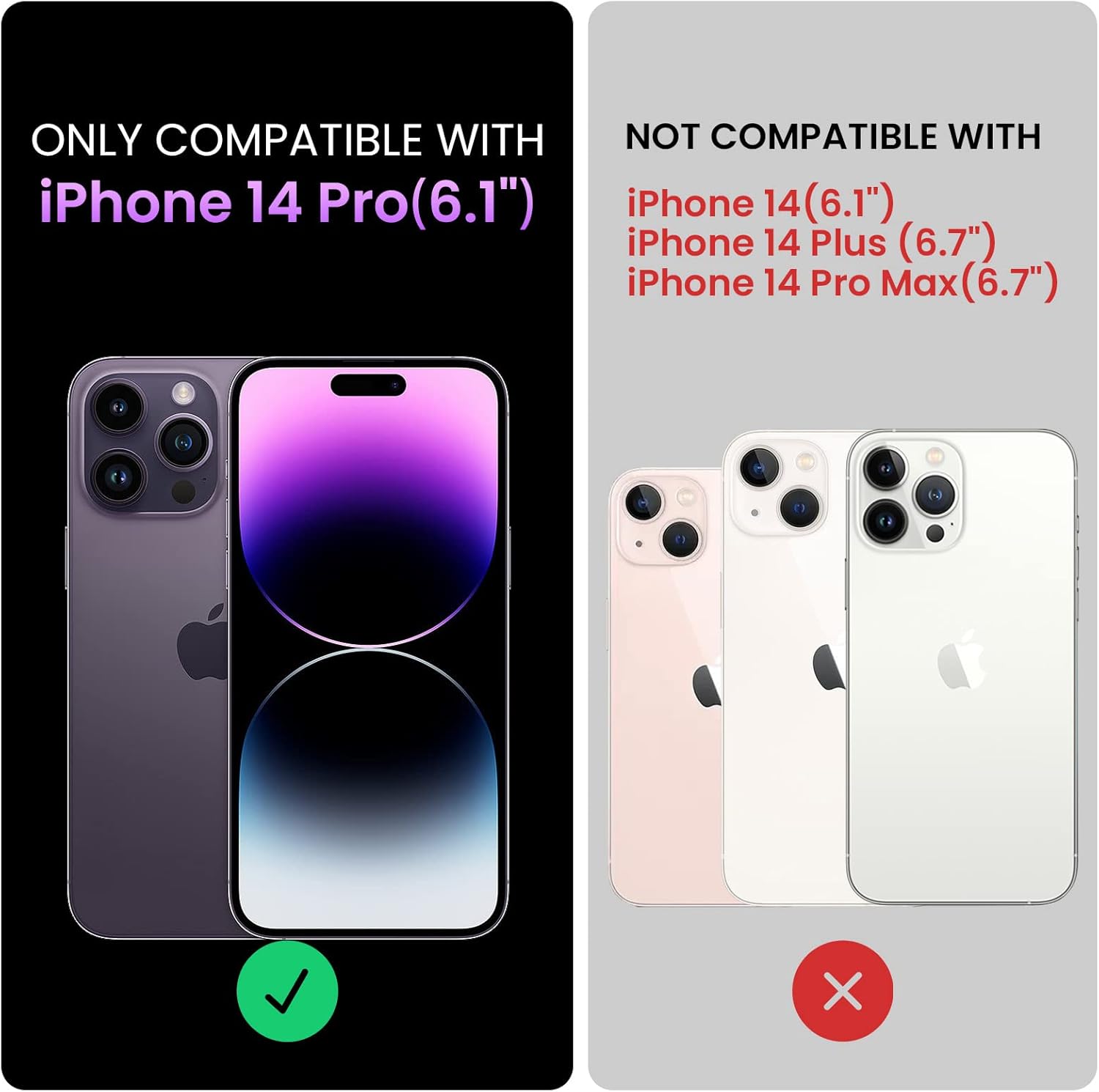 Funda magnética para iPhone 14 Pro compatible con MagSafe silicona mejorada protección de cámara, funda para teléfono, forro interior de microfibra