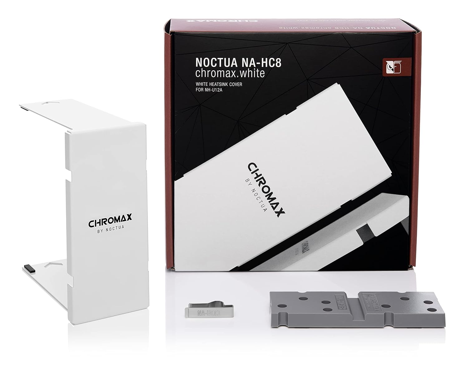 Noctua NA-HC8 chromax.Blanca, Cubierta del disipador térmico para NH-U12A (blanco)