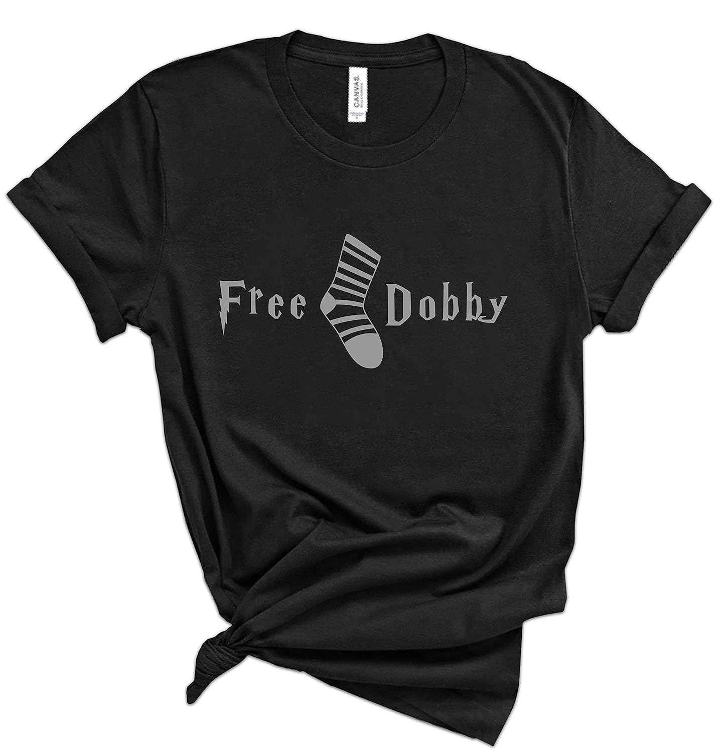 Free Dobby T-Shirts, Funny Gift For Women And Men, Free Socks Graphic T-Shirt, Casual Sleeve Clothes For Summer, Funny Gifts For Girl And Boy,