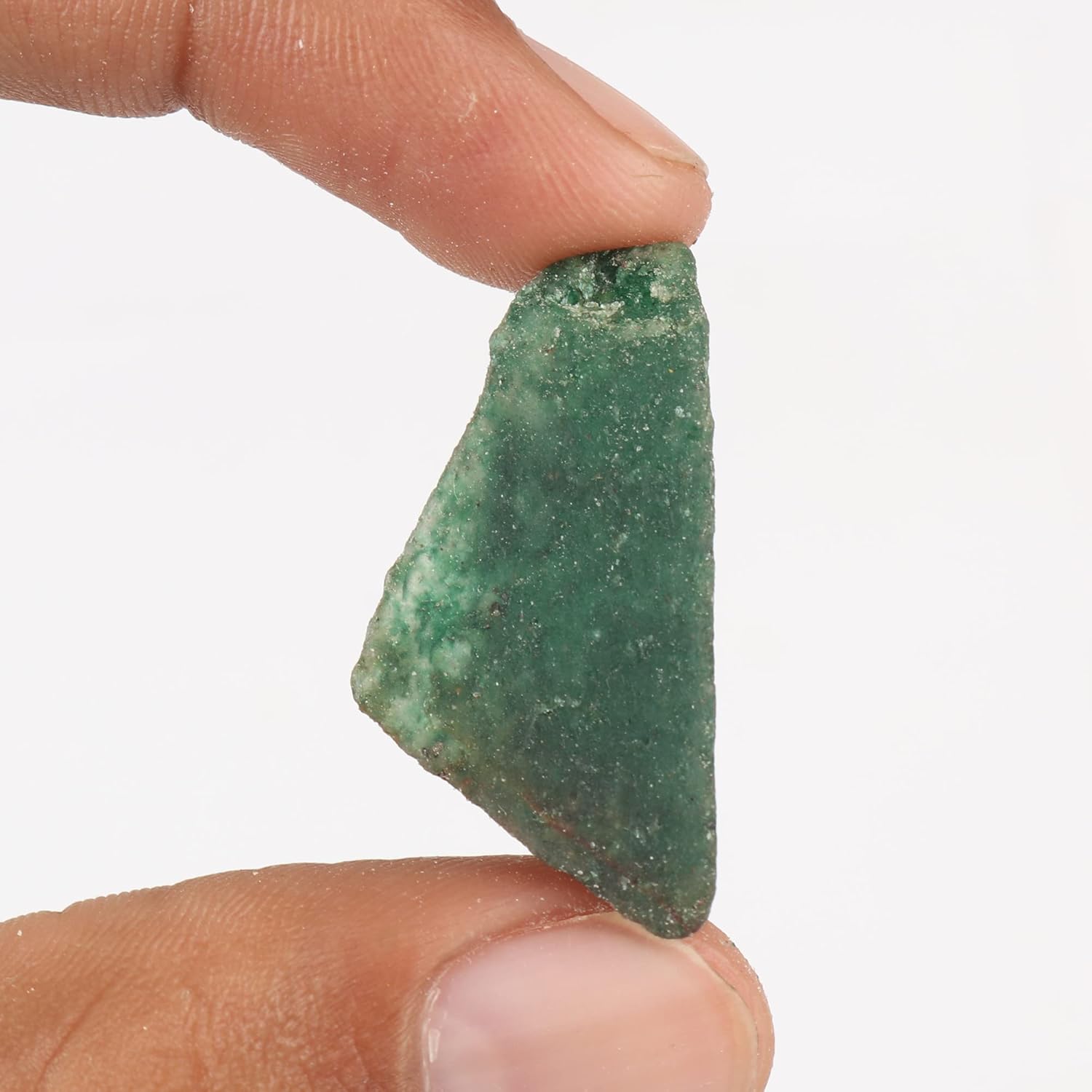 GEMHUB Piedra de cristal curativa de jade verde birmano natural en bruto 33.75 Ct, Gema, Jade verde birmano