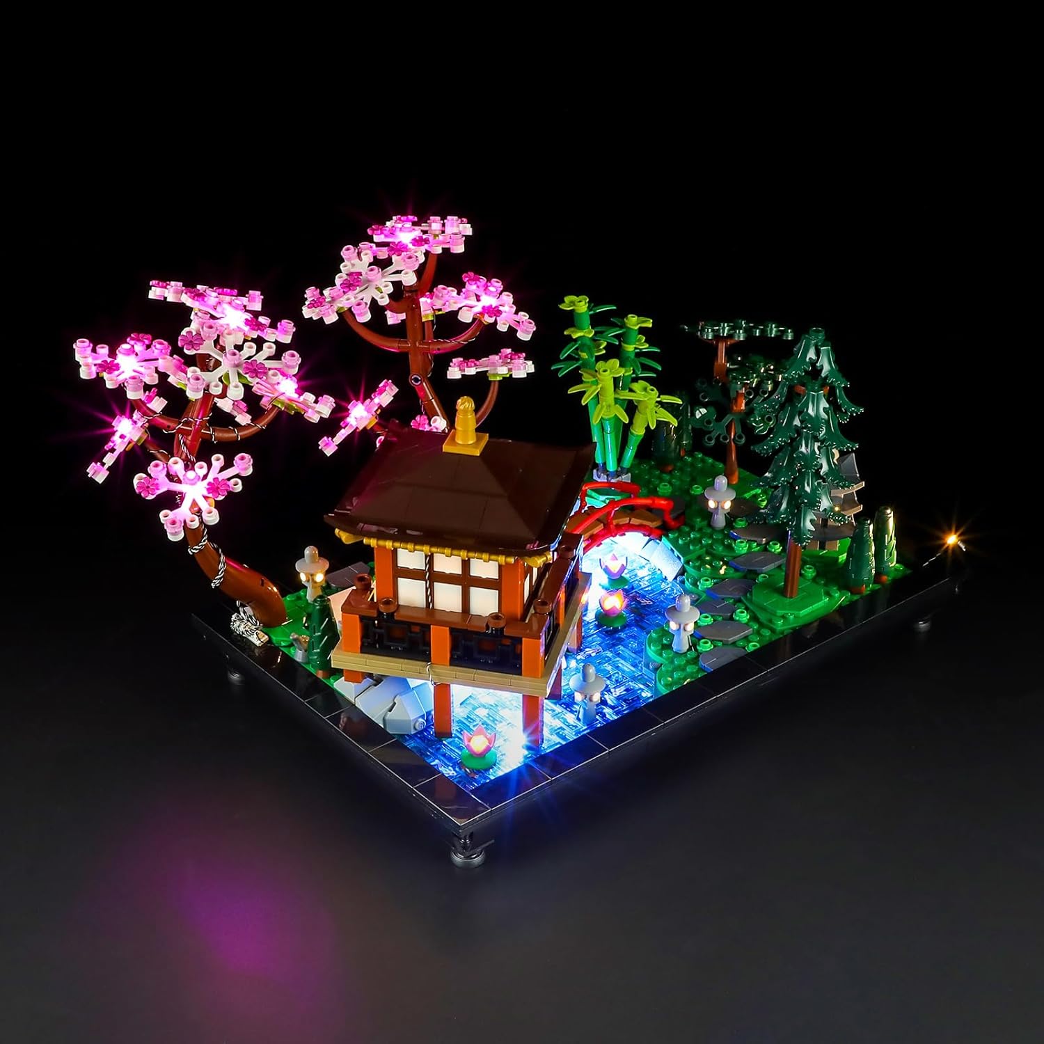 BRIKSMAX Kit de iluminación LED para Lego Tranquil Garden (versión mejorada)- Compatible con Lego Icons 10315 Modelo de bloques de construcción, no