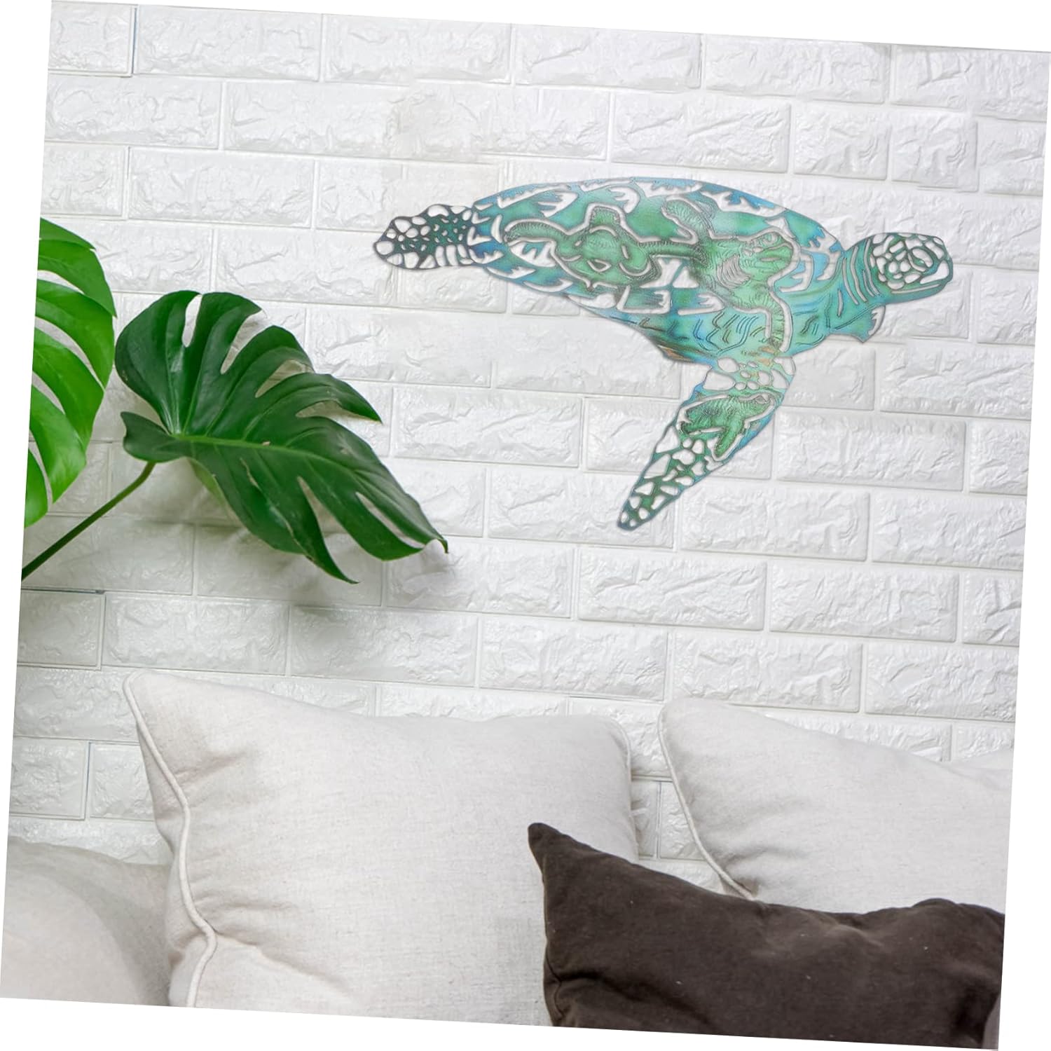 4pcs Mediterranean Ocean Wall Hanging mariposas decorativas sea Decor Ocean Animals Tortoise Decor Pond Decor Backyard Decor Realistic Animal