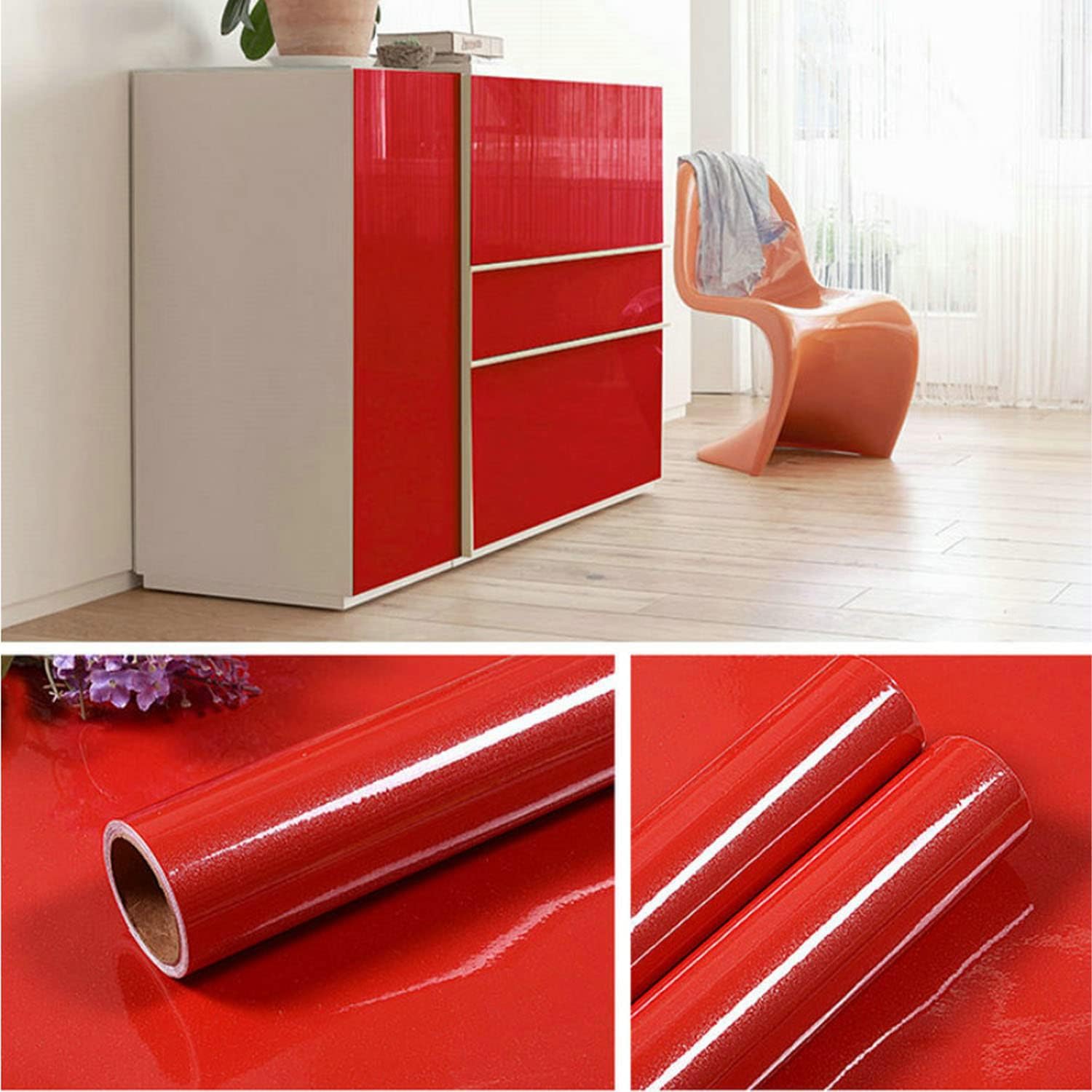 Papel de contacto con purpurina para encimera, impermeable, fácil de limpiar, autoadhesivo para armarios de cocina, armario, muebles decorativos