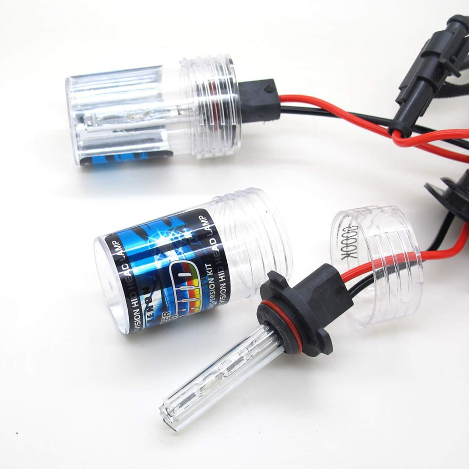 H7 Bombillas HID de xenón AC 35 W Super Brillante Bombilla de repuesto para faros delanteros, 10000 K, azul profundo, paquete de 2