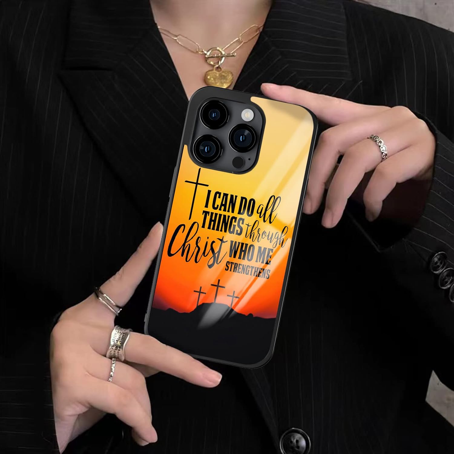 Fundas de teléfono con versículos de Biblias cristianas para mujeres y niñas, aplicables para iPhone 11 12 13 14 Pro Max Plus Mini Xr Xs, Samsung
