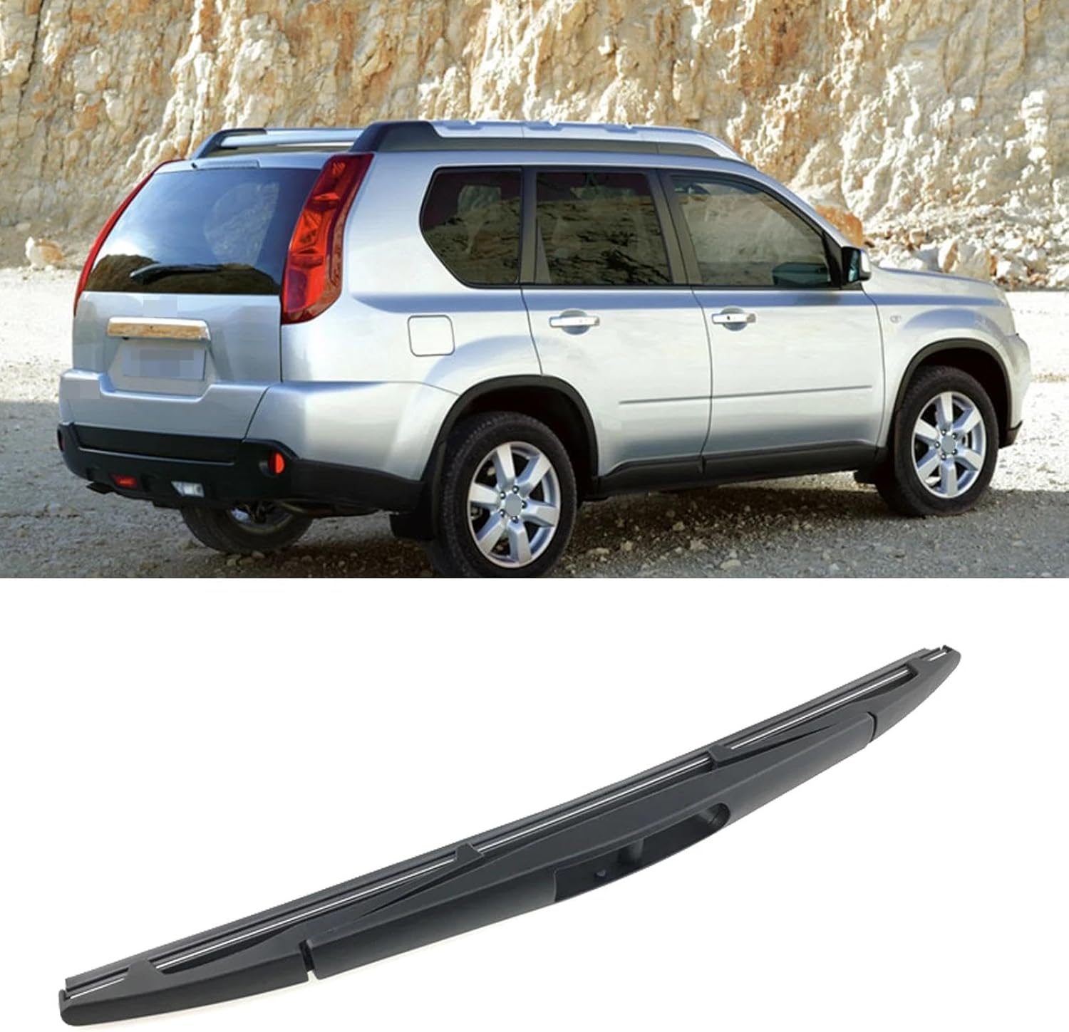 14 “parabrisas trasero limpiaparabrisas limpiaparabrisas limpiaparabrisas para Nissan para X-Trail T31 2007-2012 accesorios de coche accesorios