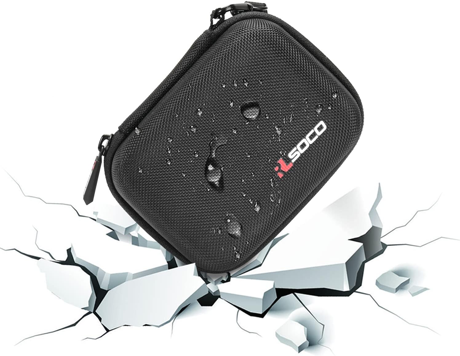 RLSOCO Estuche rígido para micrófono Lavalier inalámbrico DJI Mic (usando sin sacar)