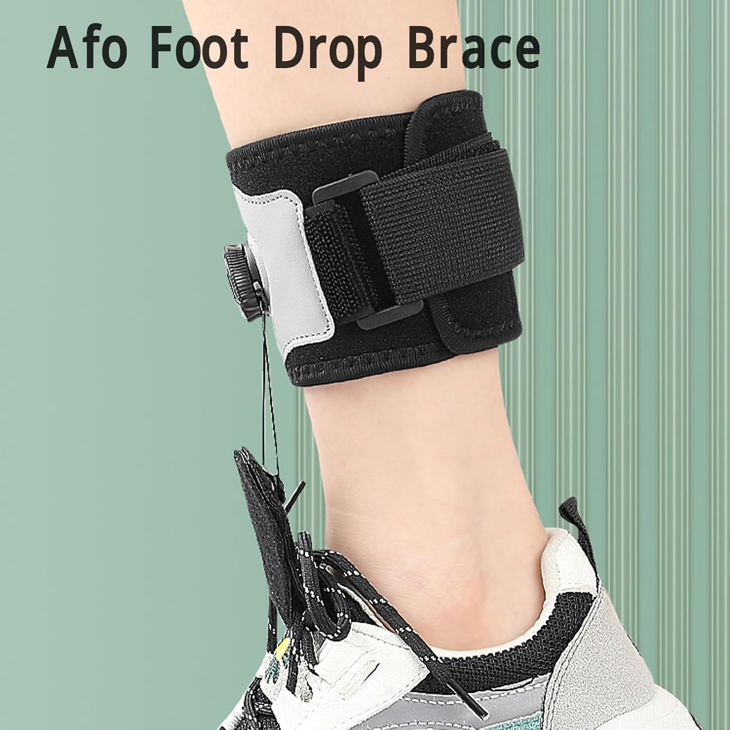 Afo – Soporte ajustable para levantamiento de pies izquierdo y derecho, suave, transpirable, talla única, para fascitis plantar, tendinitis de