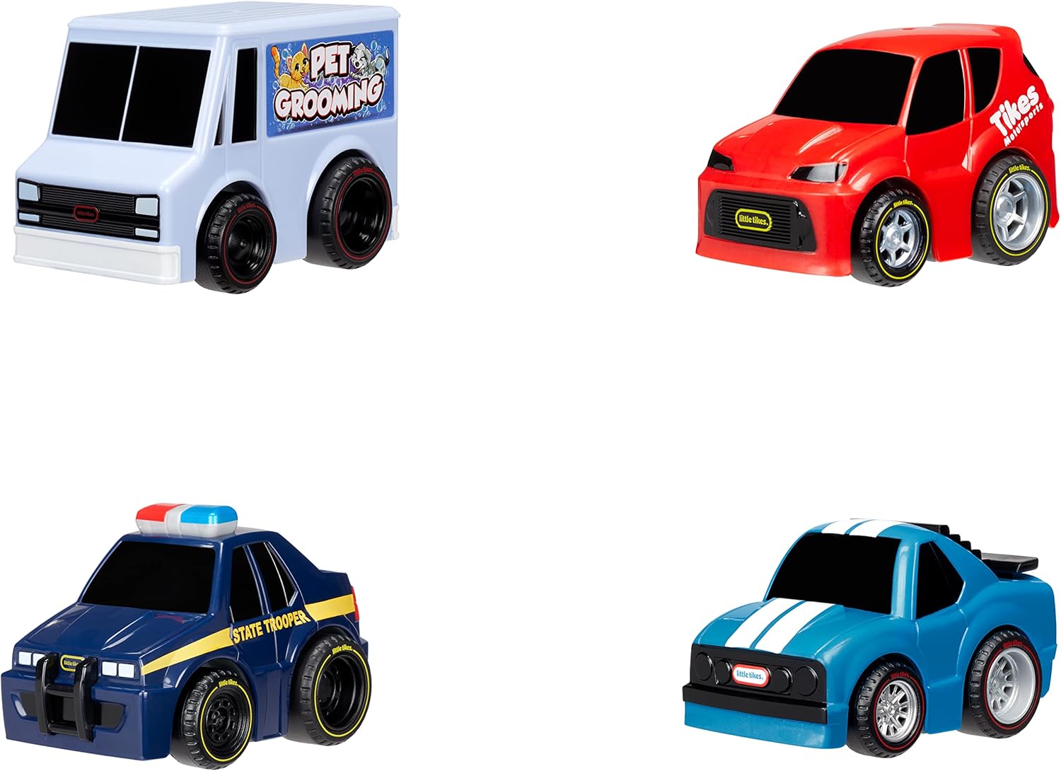 Little Tikes My First Cars Crazy Fast Cars – Vehículo de juguete con velocidad y distancia épicas, llega hasta 50 pies