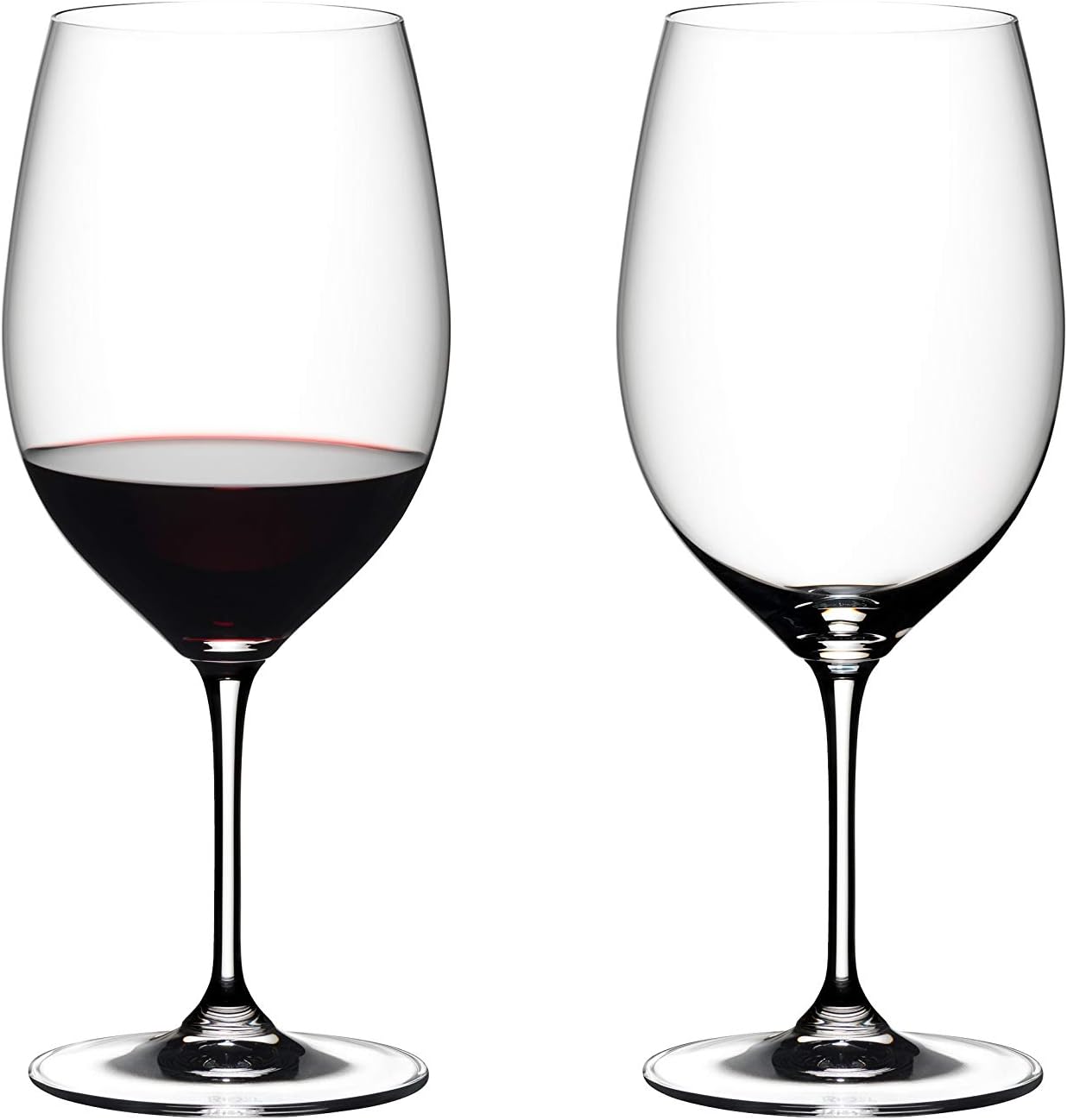 Riedel Vinum copas para coñac, set de 2, Bordeaux copas, juego de 2, Transparente