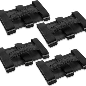 4 asas de agarre para Jeep Wrangler YJ TJ JK JKU JL JLU Sports Sahara Freedom Rubicon Unlimited X Gladiator JT 1955-2022 UTV ATV Paracord Manijas 4 asas de agarre para Jeep Wrangler YJ TJ JK JKU JL JLU Sports Sahara Freedom Rubicon Unlimited X Gladiator JT 1955-2022 UTV ATV Paracord Manijas