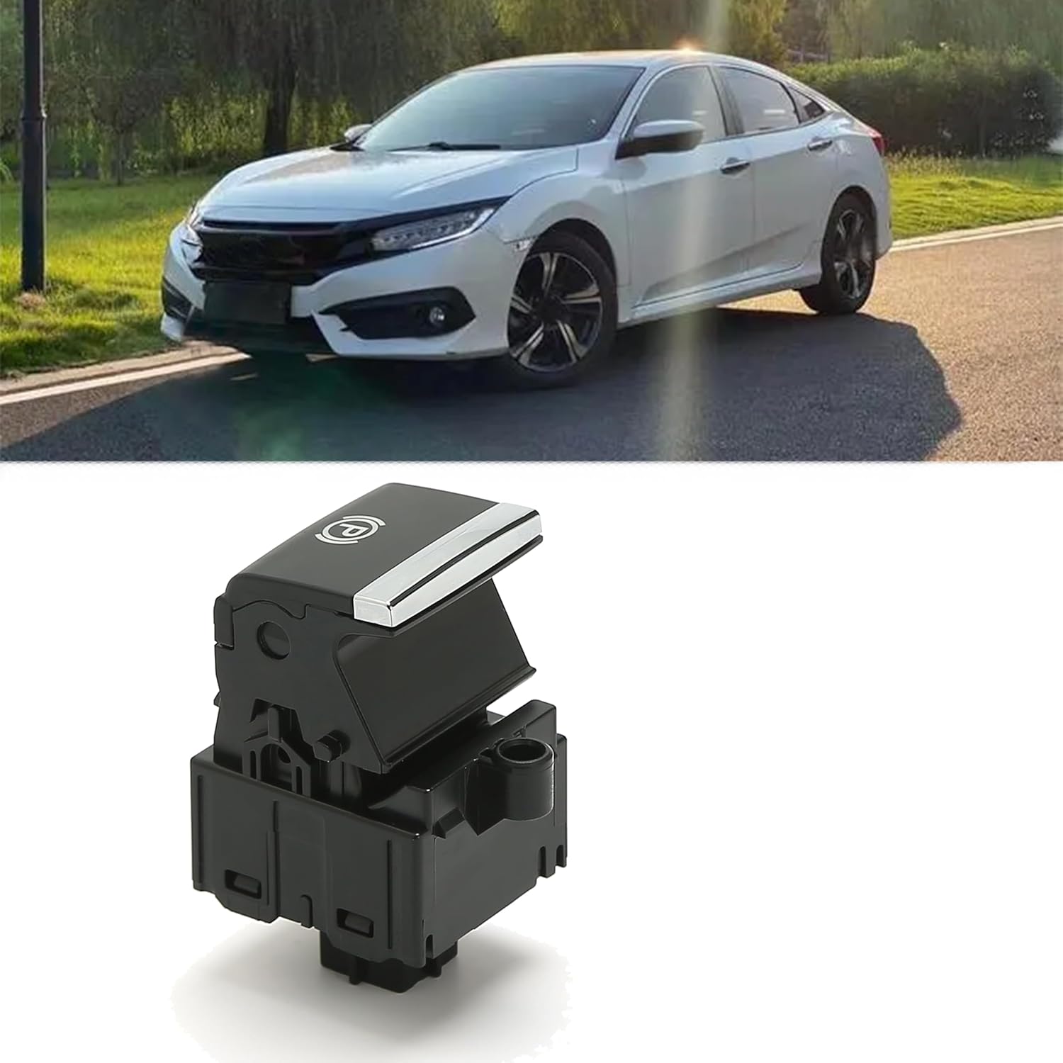 Botón de freno de mano electrónico Interruptor de estacionamiento automático FIT para Honda Civic 2016-2018 Reemplazo 35355-TBA-A01 35355TBAA01