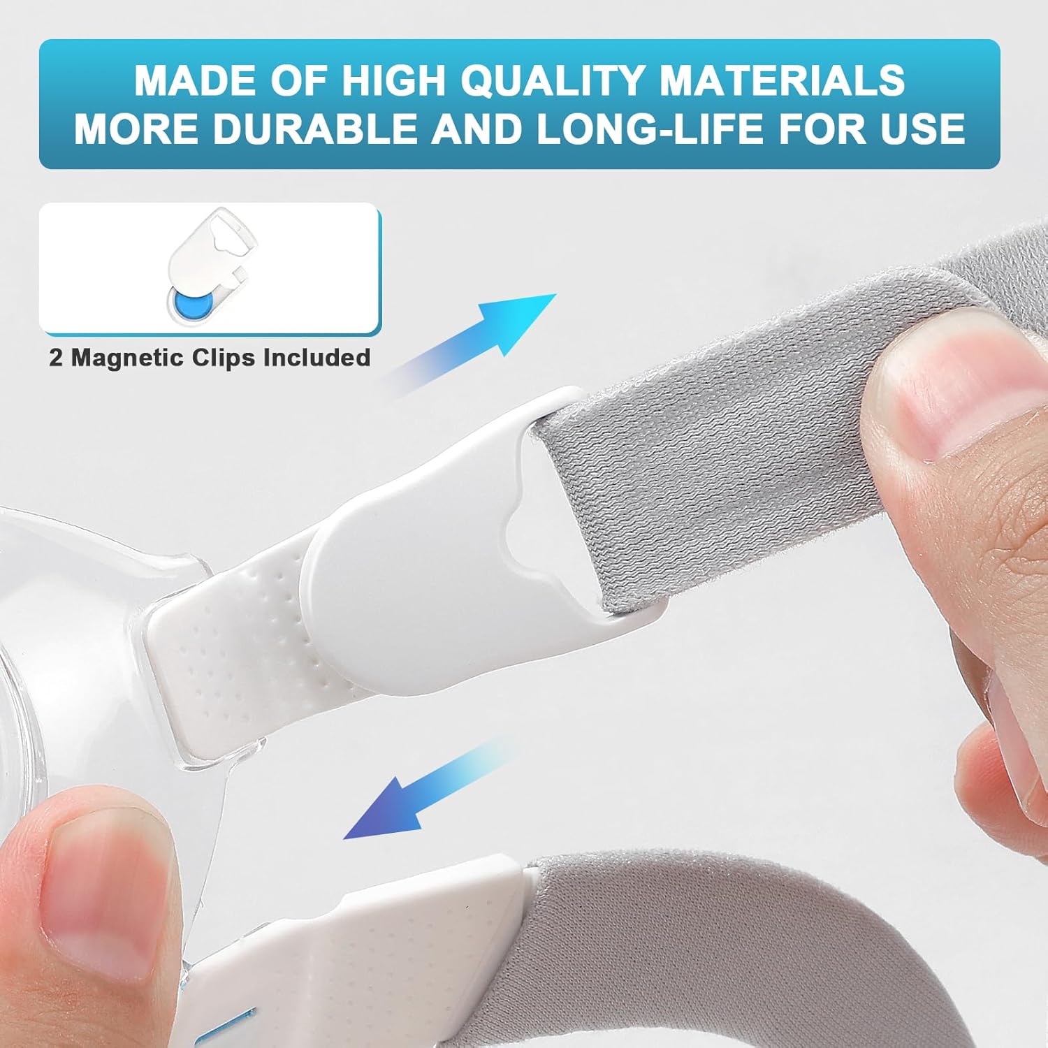 Protector de cabeza de repuesto para máscara N20  Suministros de casco compatibles con correa N20 incluidos, 2 clips magnéticos, talla única