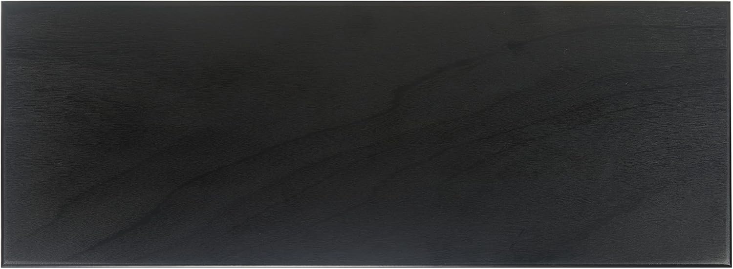 Safavieh Home Collection Haines – Mesa consola con 2 cajones y estante inferior negro