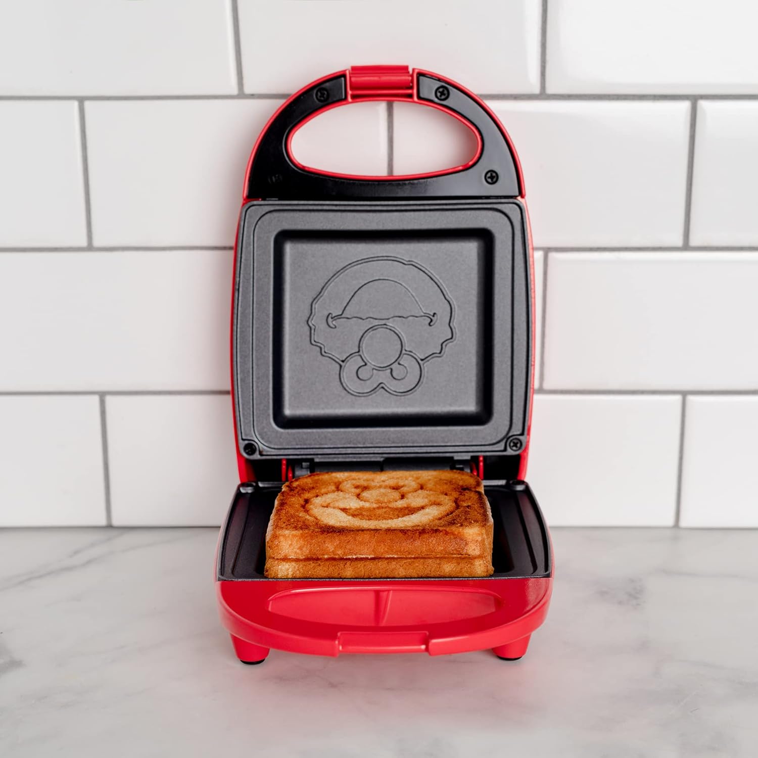 Uncanny Brands Sesame Street Elmo – Sandwichera individual – Plaza Sésamo